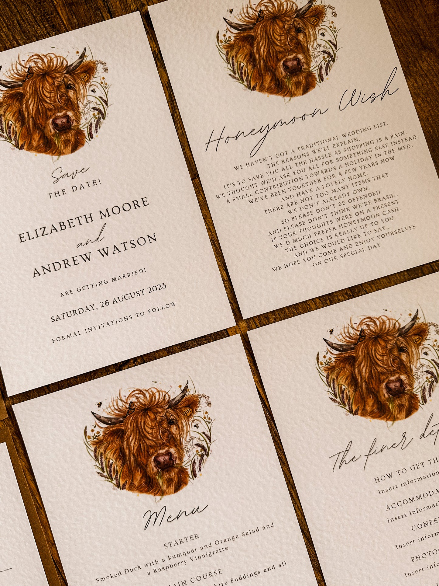 Hettie the Highland Cow - Full Range