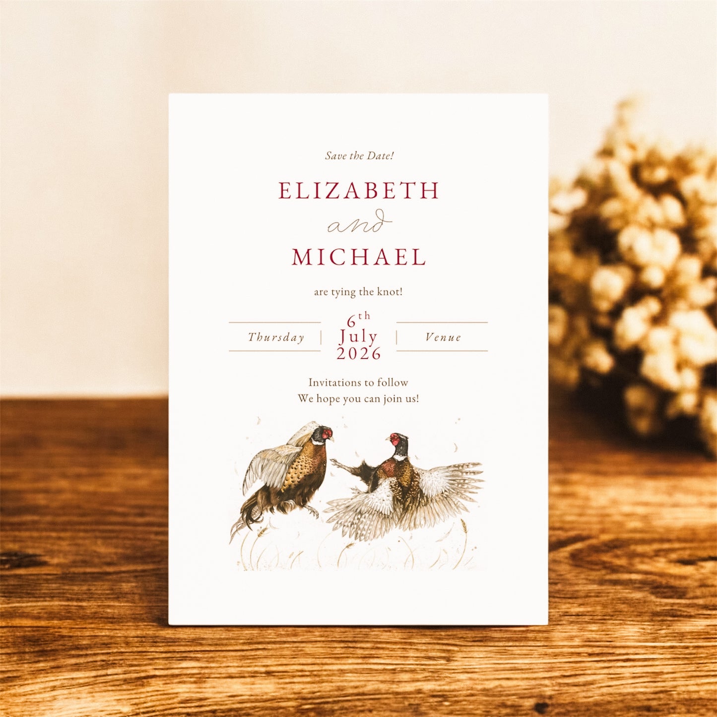 Fighting Cock Pheasants - Full Range