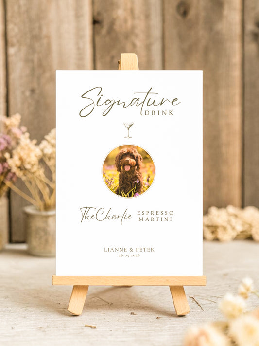 Signature Drink - Wedding Sign