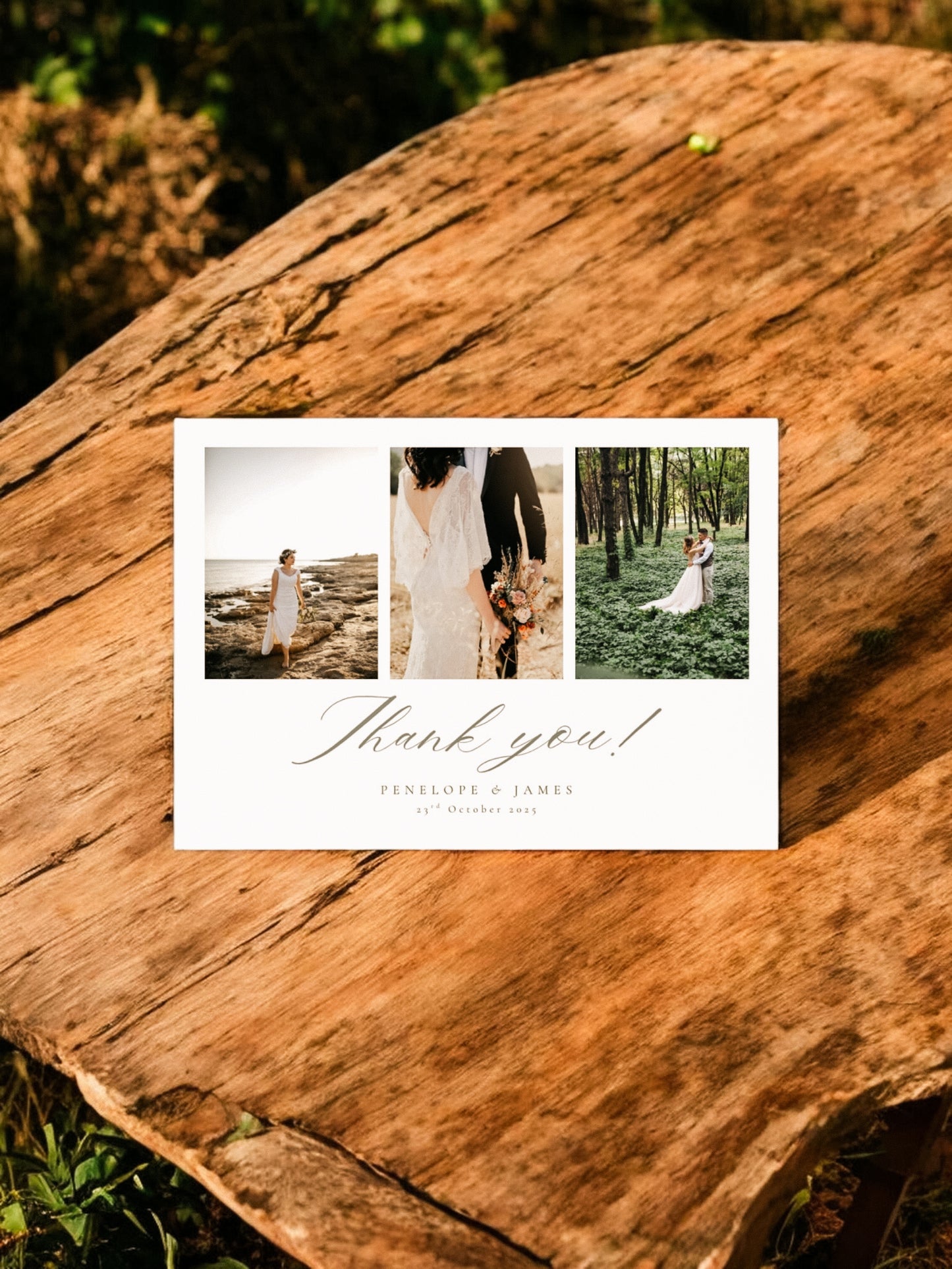 Photograph Thankyou Card