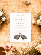 Pair of Guinea Fowl - Full Range