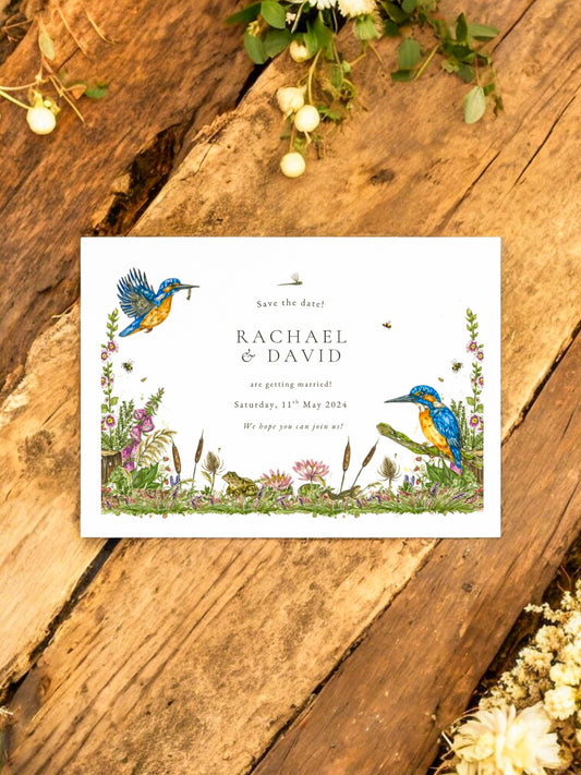 Kingfisher / Wetland Landscape