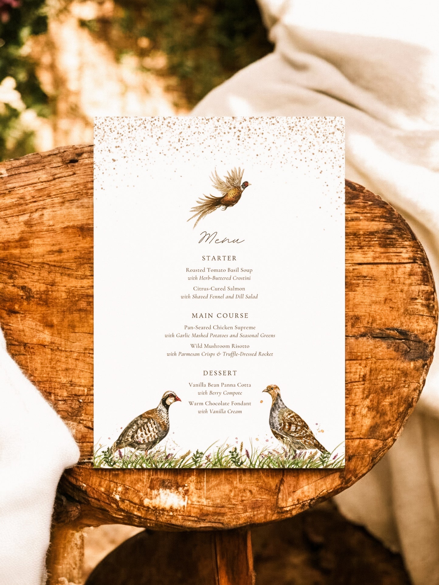 Sparkle Drop & Game Bird