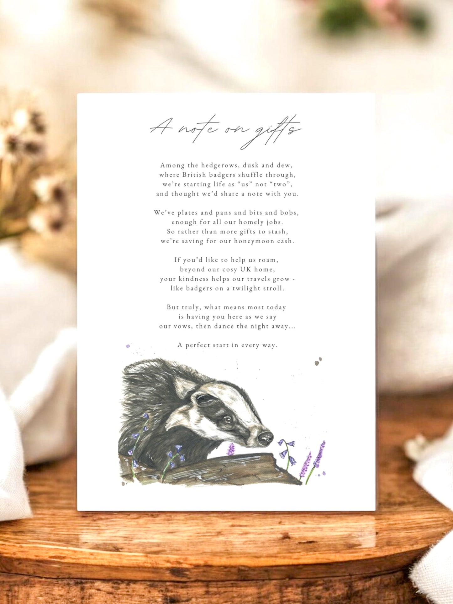 Beryl the Badger - Full Range