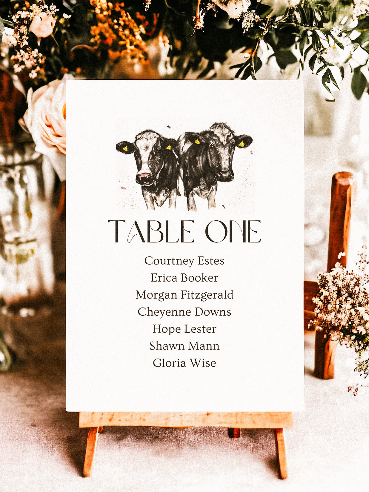 Modern Table Name Lists