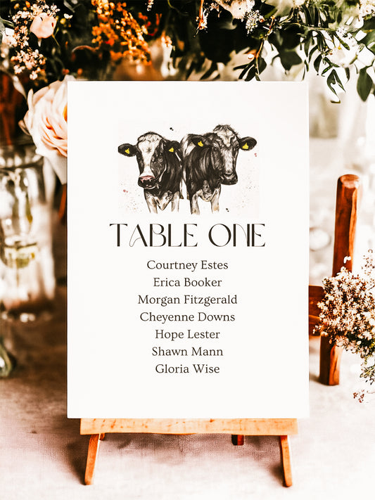 Modern Table Name Lists
