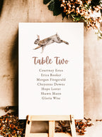 Woodland Table Name Lists