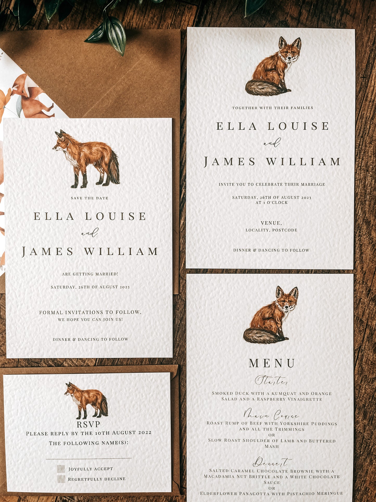 Individual Foxes - Full Range