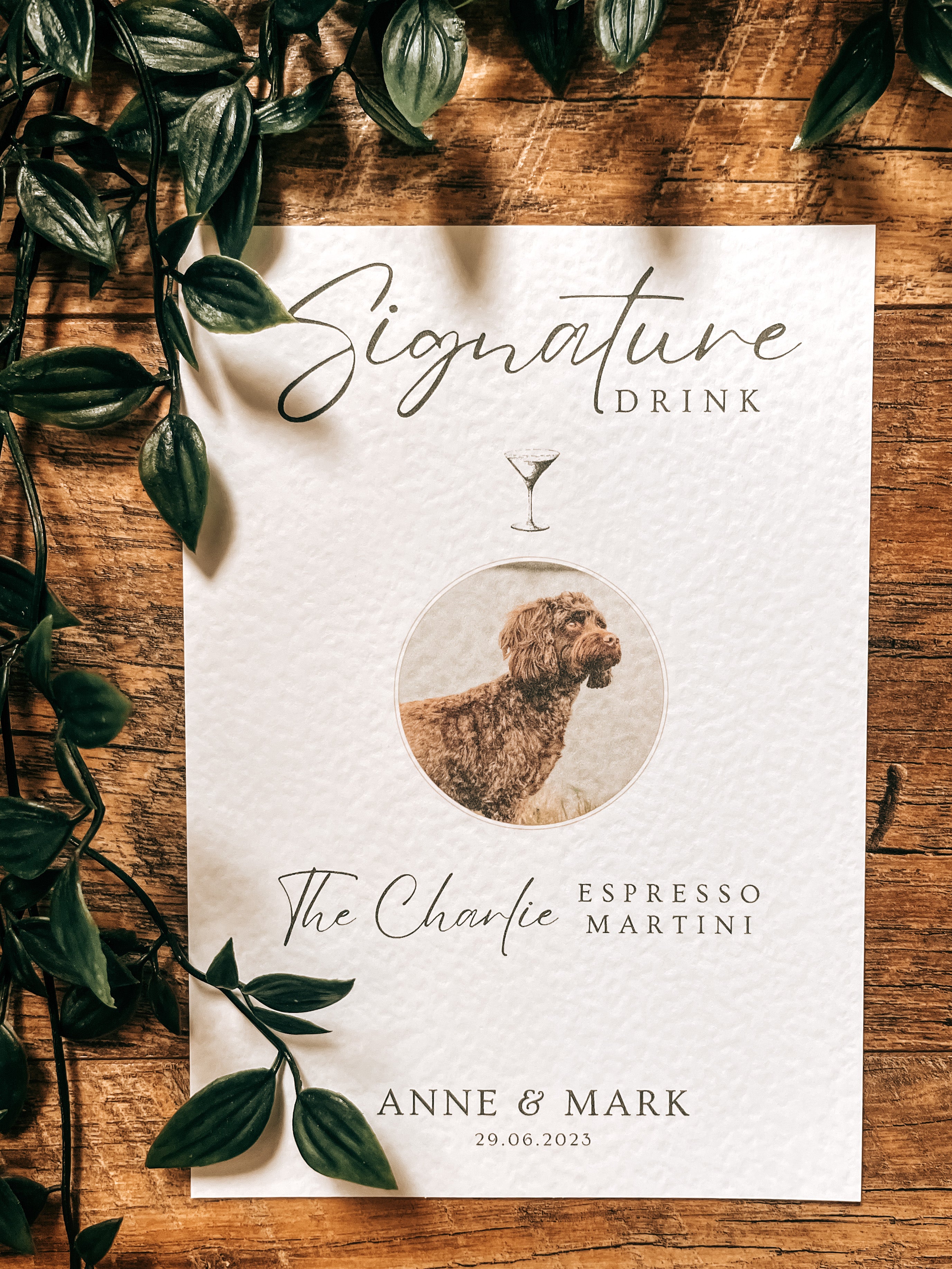 Signature Drink - Wedding Sign