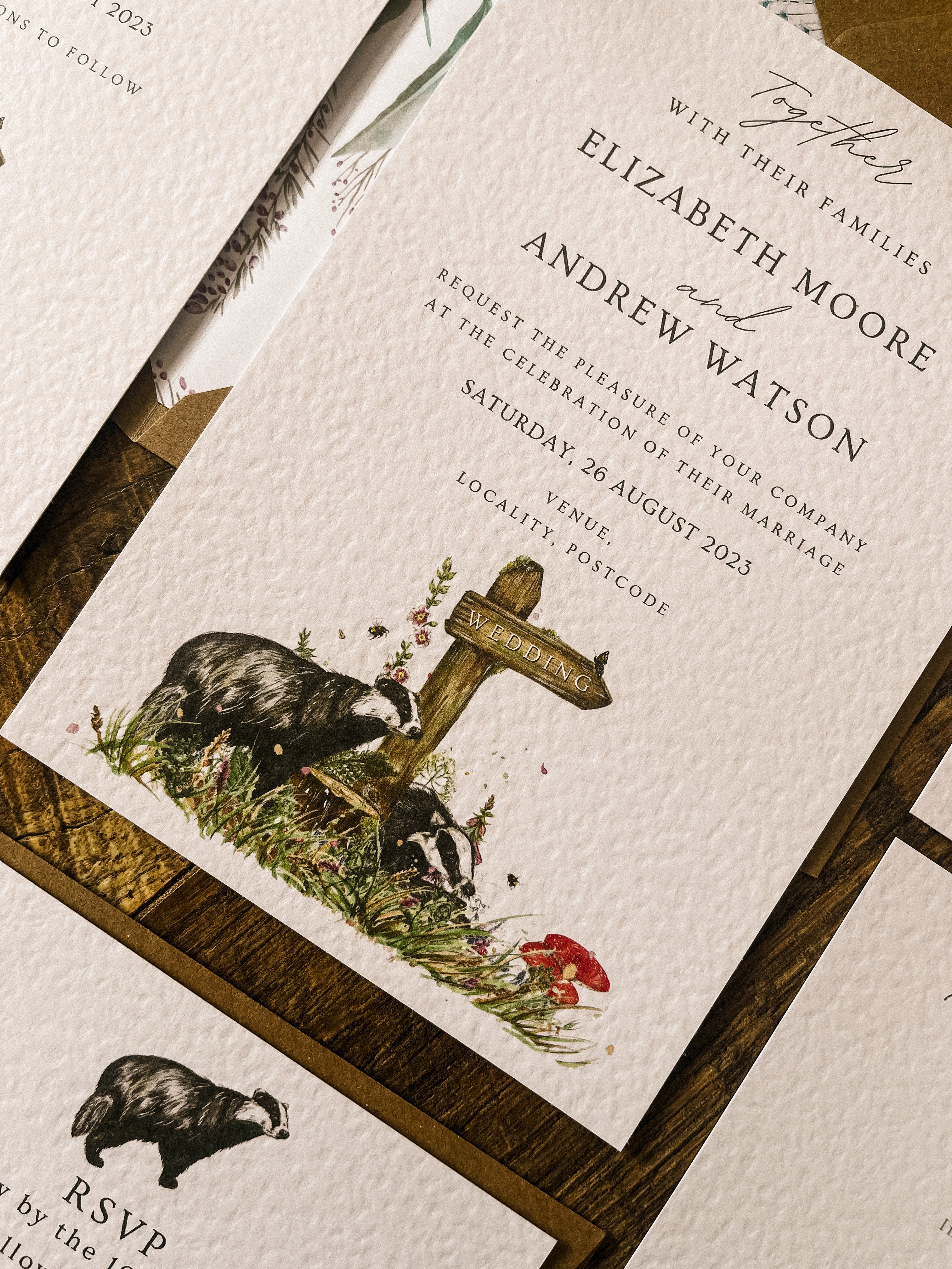 Badgers & Signpost - Full Range