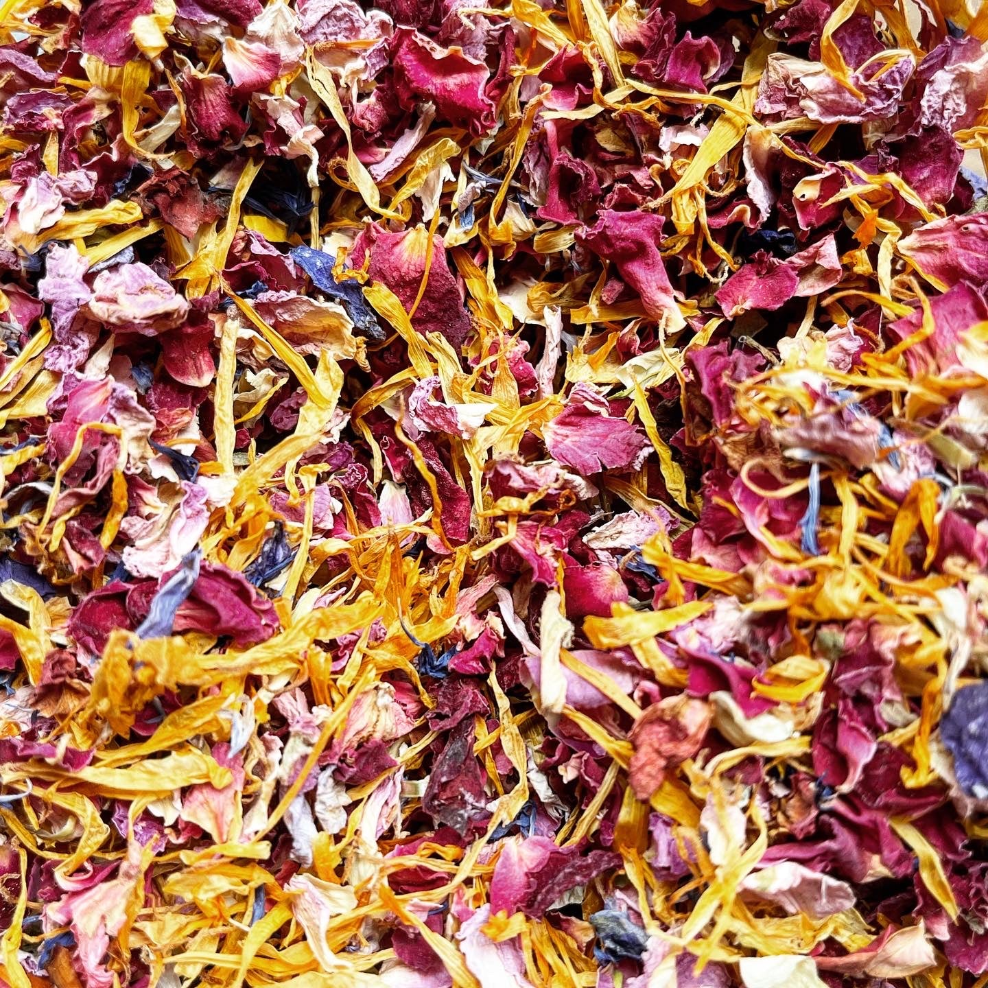 Printed Confetti Pouches - filled with dried flowers