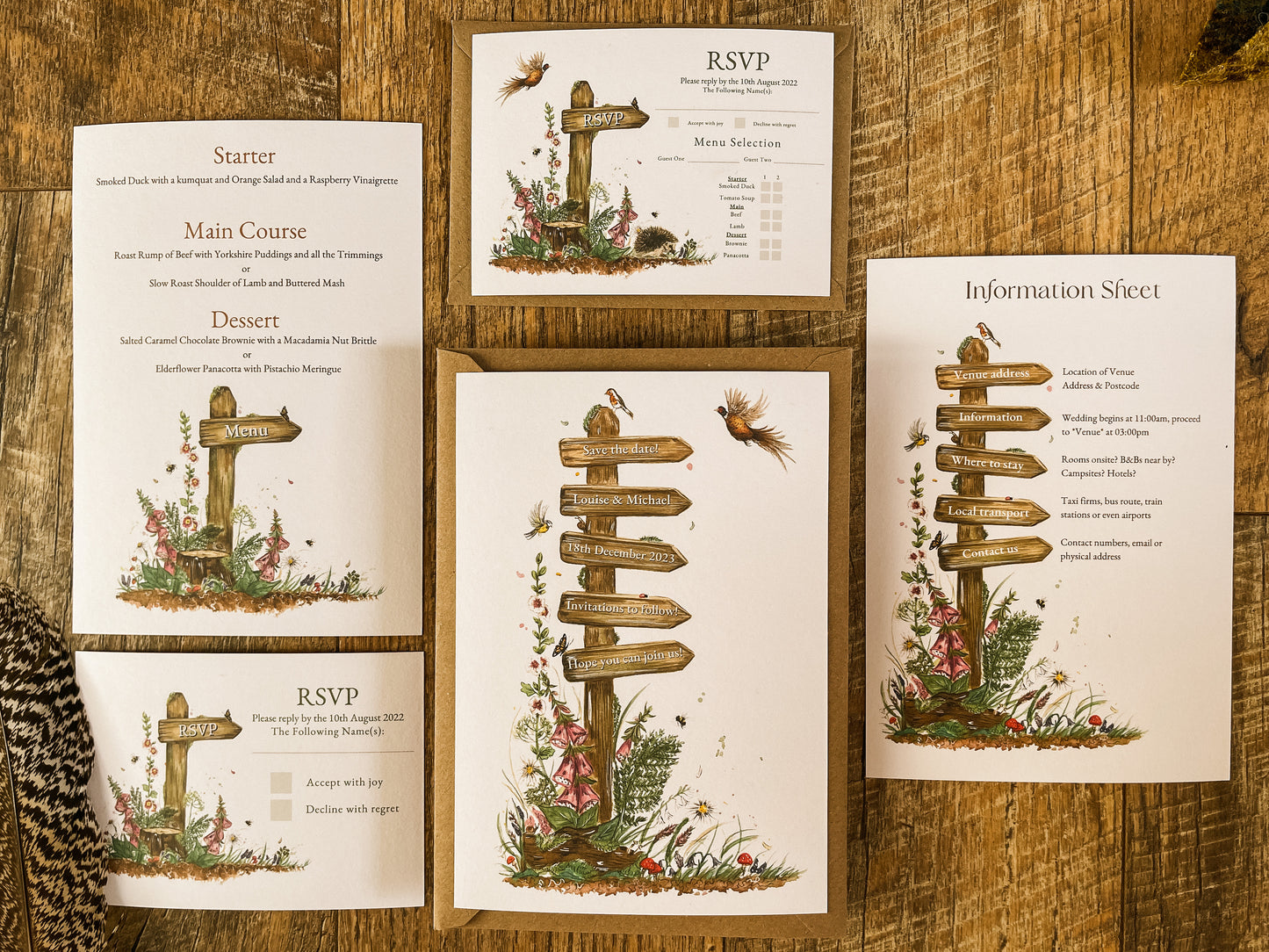 Woodland Signpost - Full Range