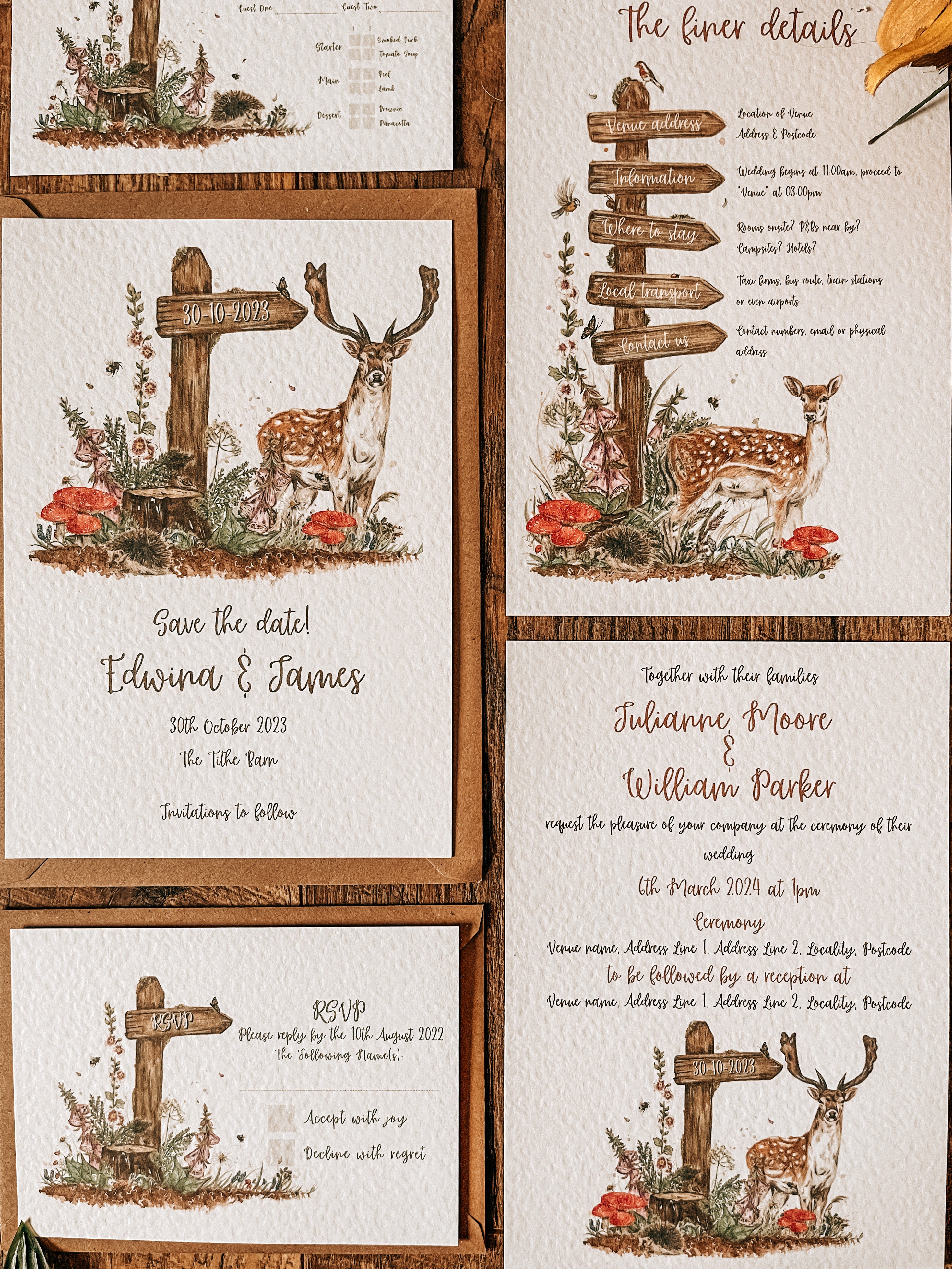 Deer & Signpost - Full Range