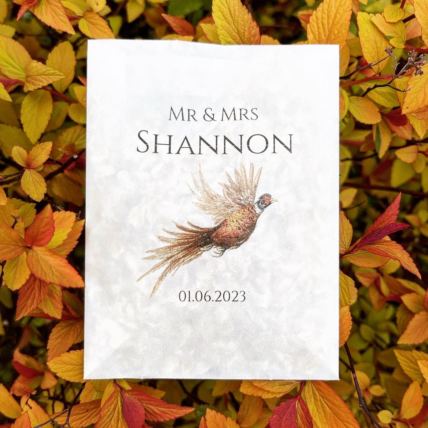 Printed Confetti Pouches - Empty