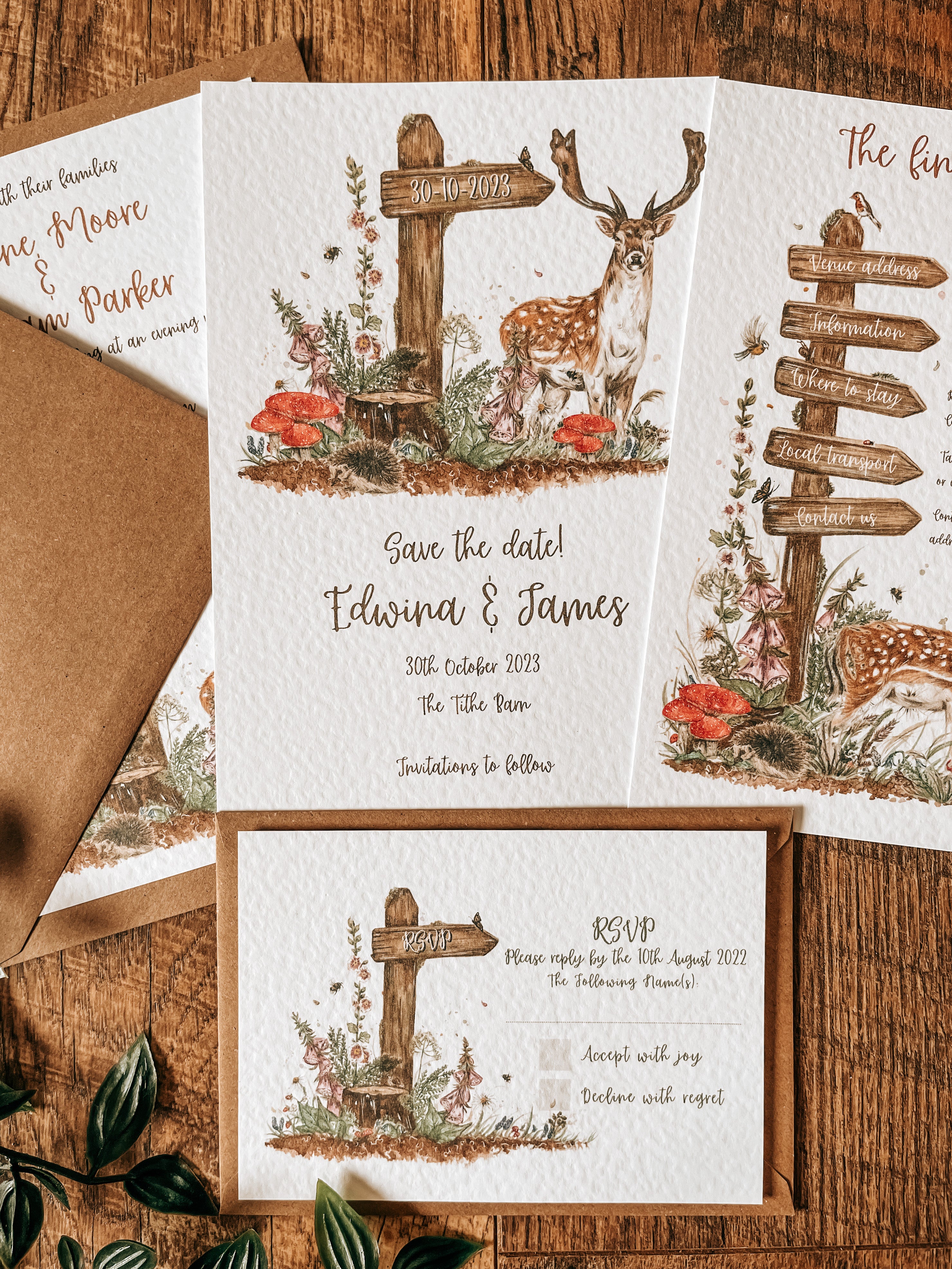 Deer & Signpost - Full Range