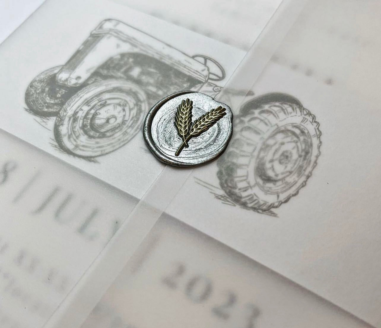 Vellum, Belly Band & Wax Seal