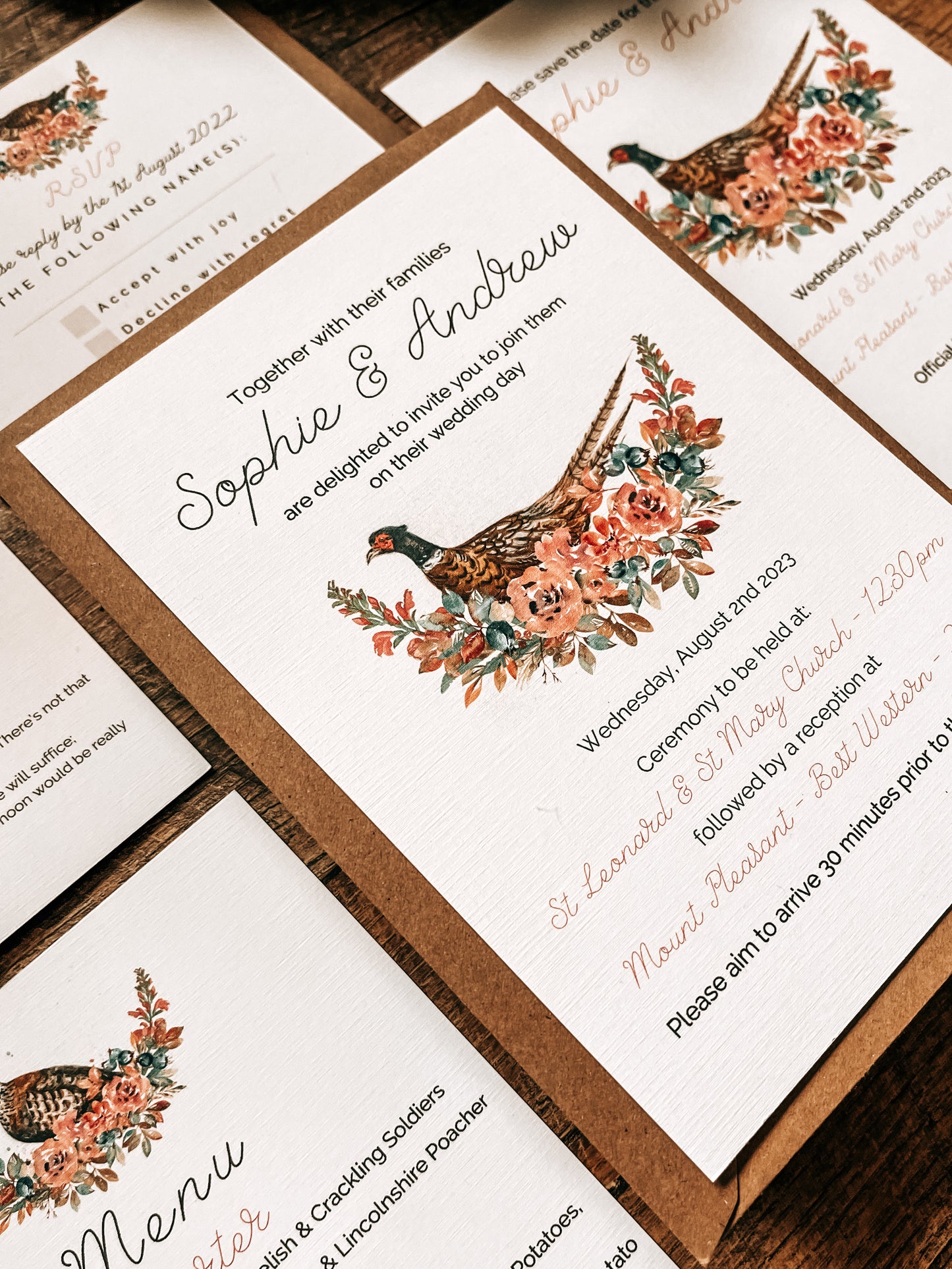 Floral Gamebirds - Full Range