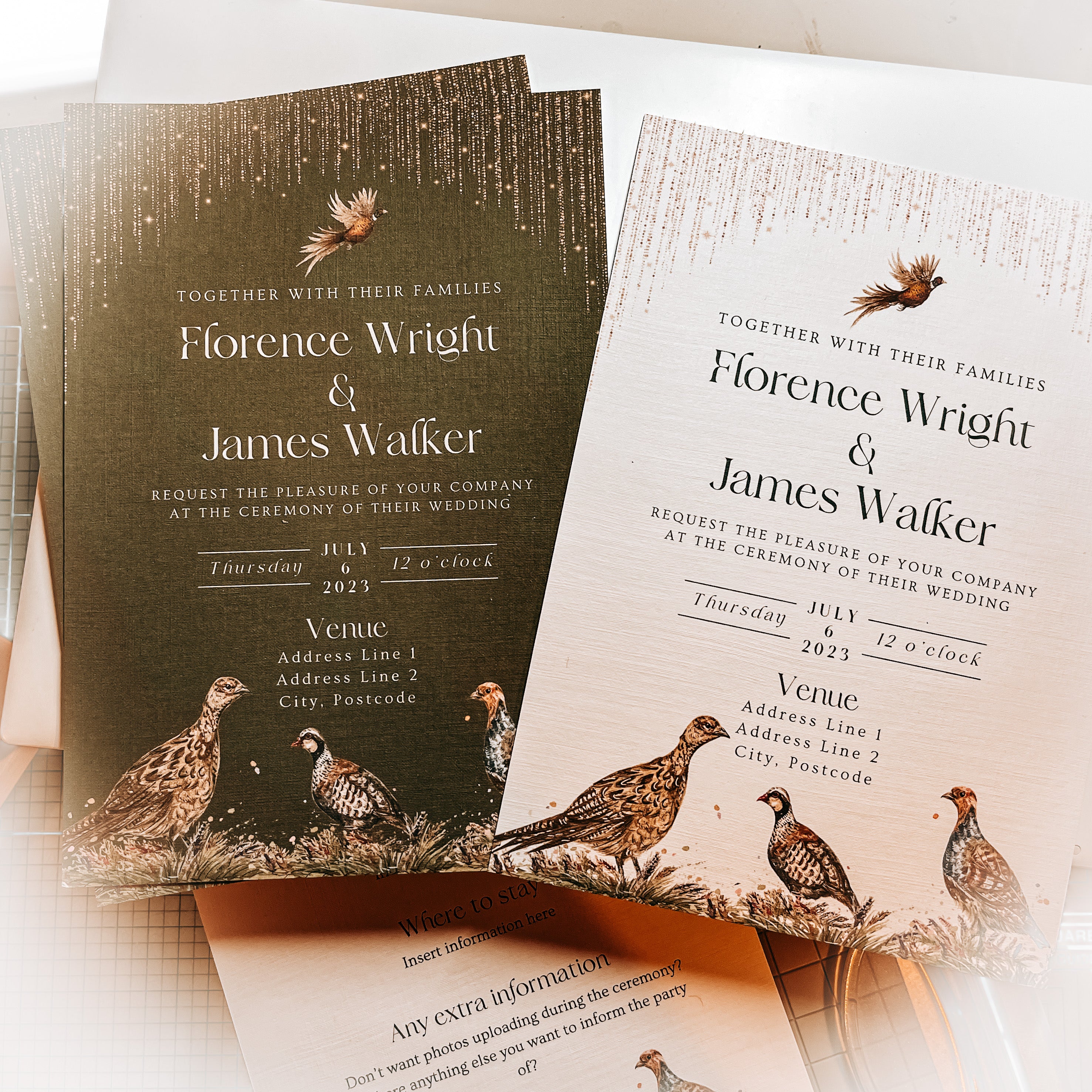 Sparkle Drop & Game Bird Range