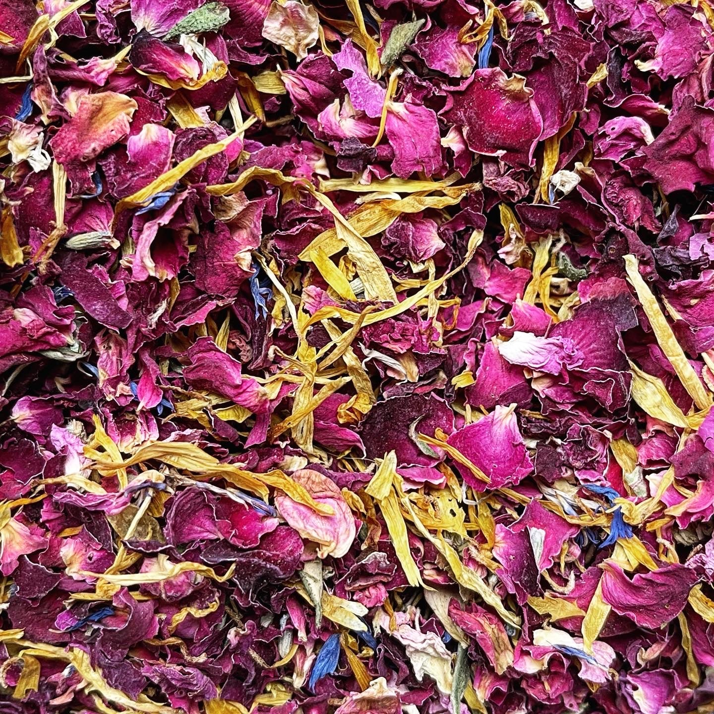 Printed Confetti Pouches - filled with dried flowers