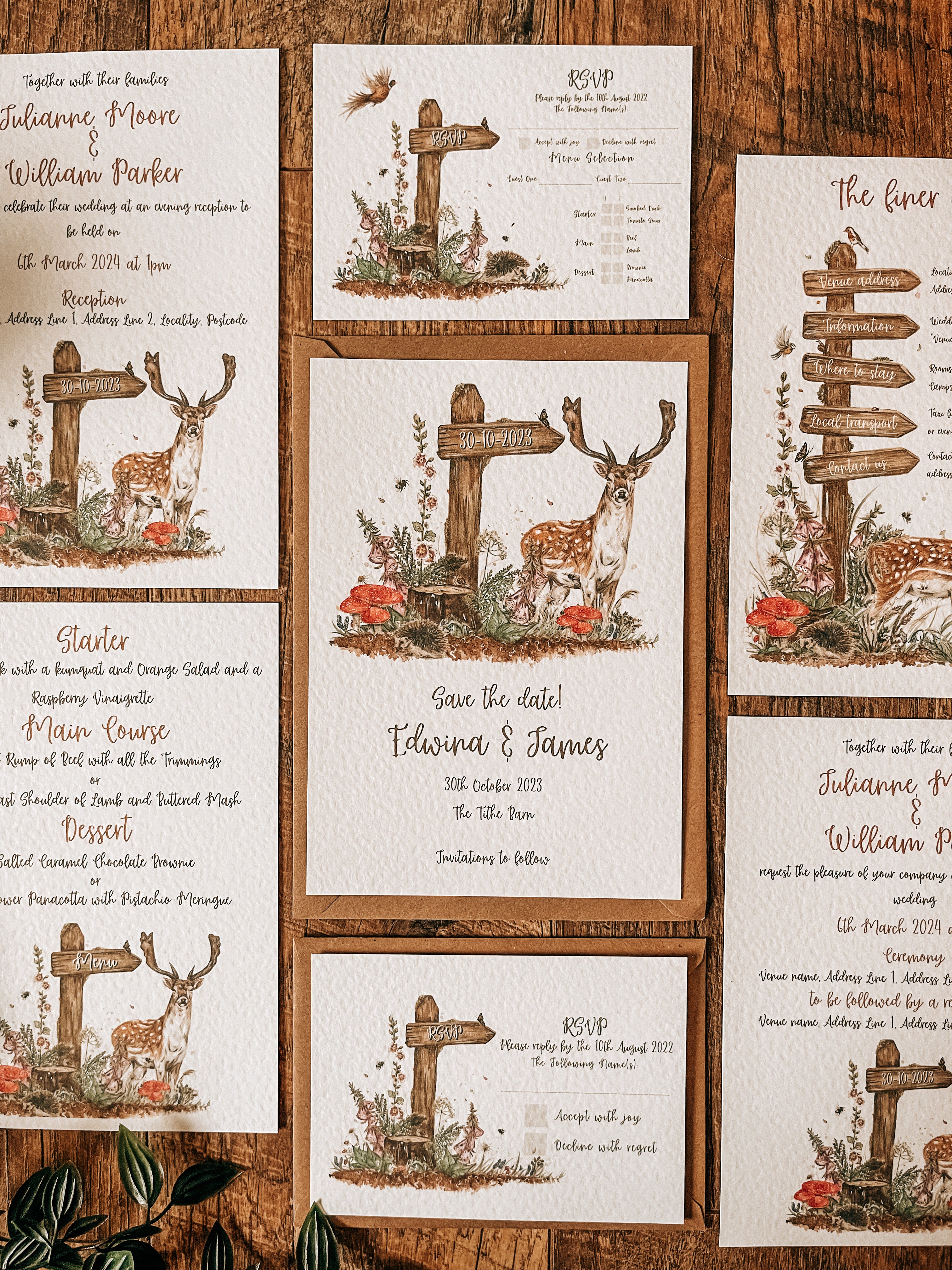 Deer & Signpost - Full Range
