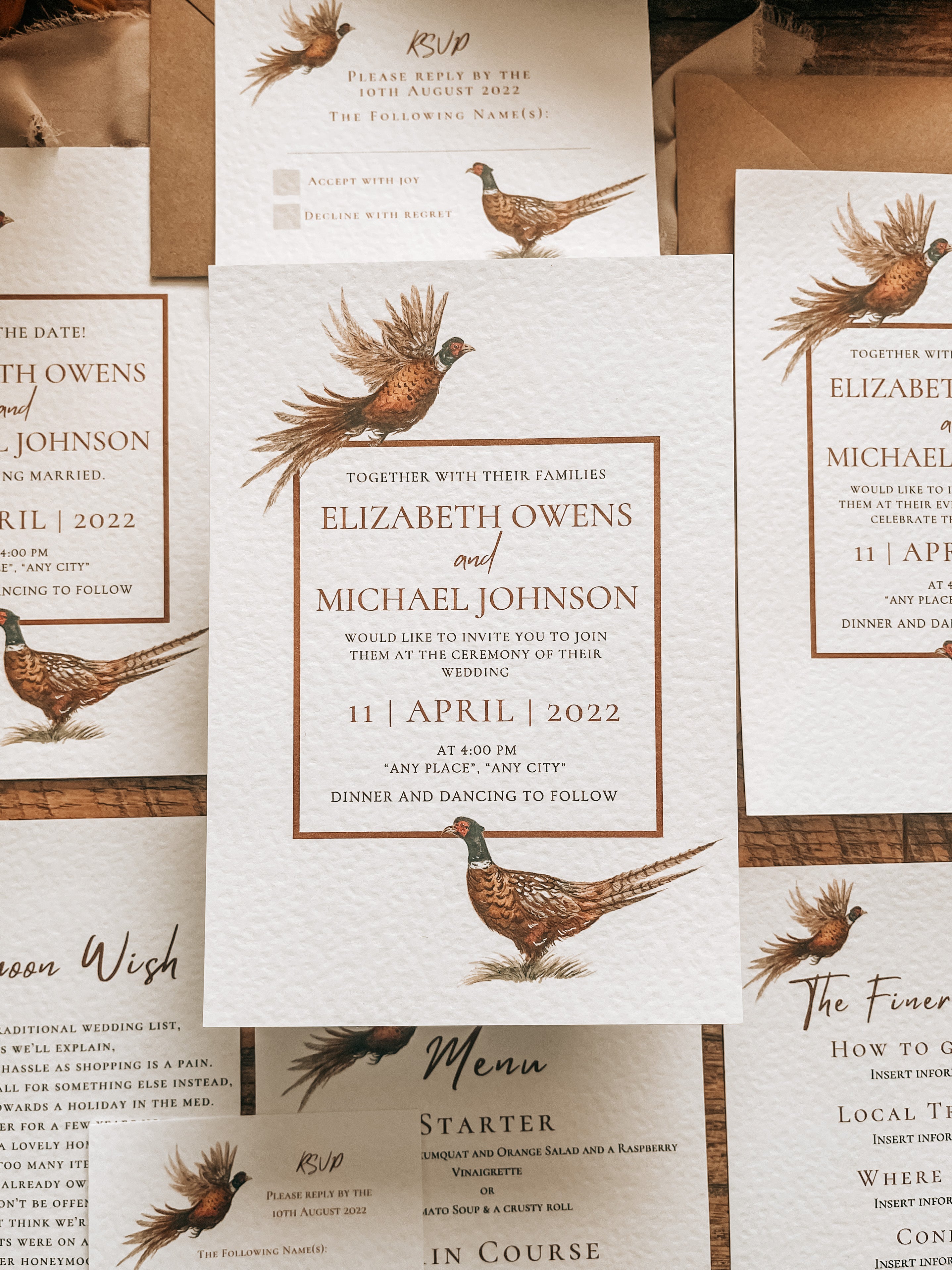 Two Pheasants - Full Range