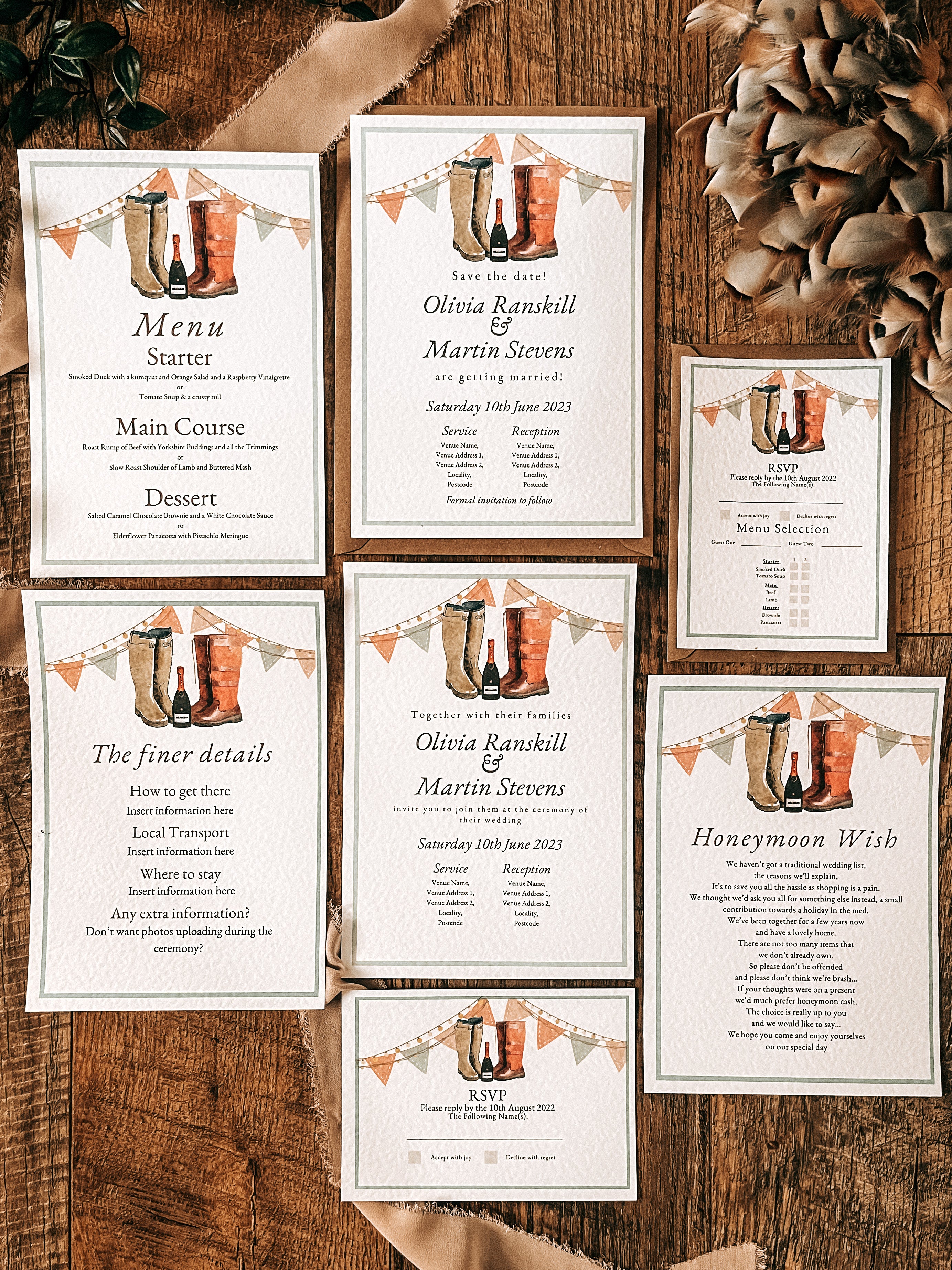 Wellies and Champagne - Full Range