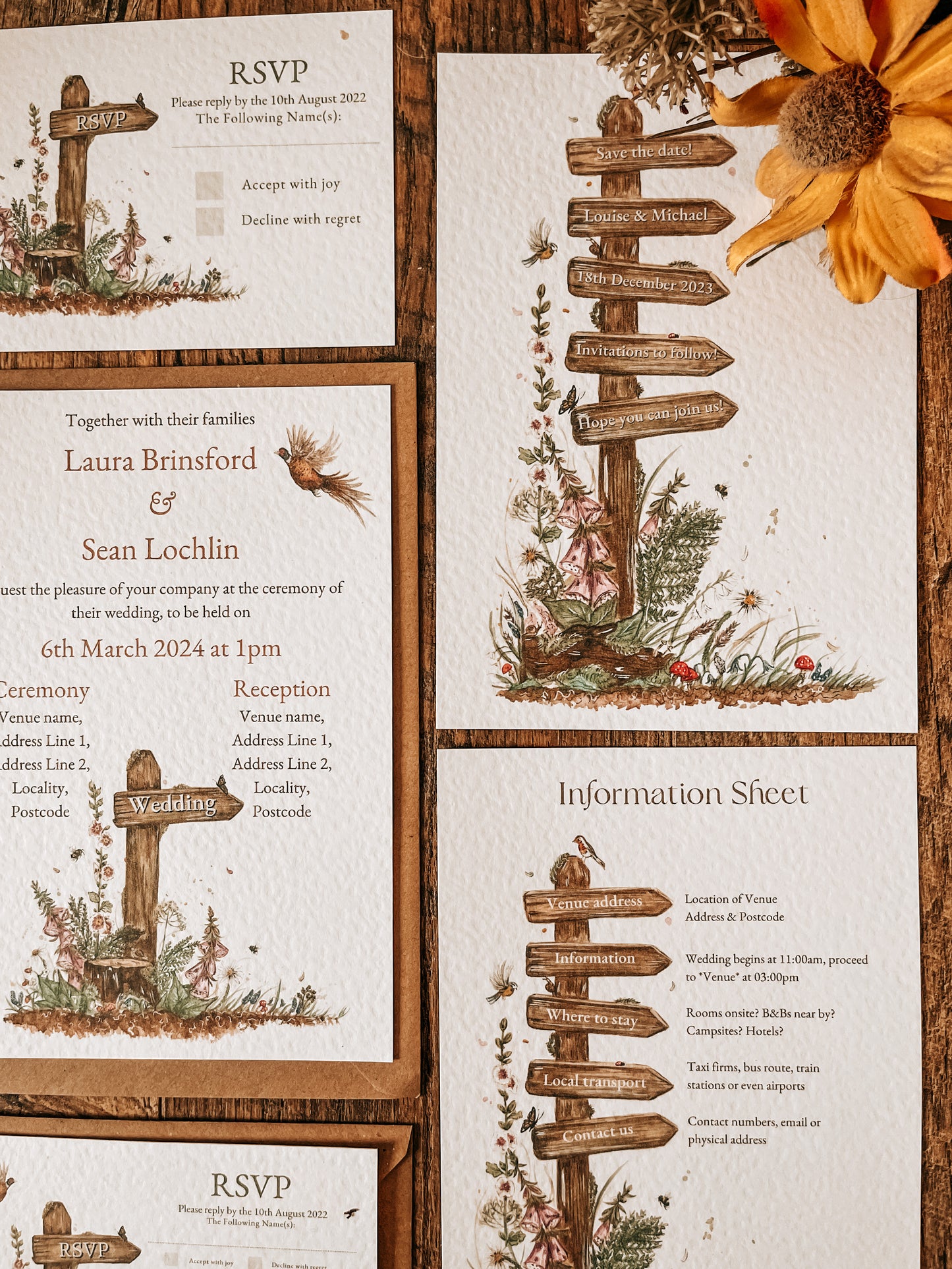 Woodland Signpost - Full Range